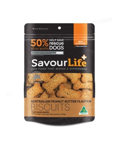 Savourlife Peanut Butter Biscuits Dog Treat 500g
